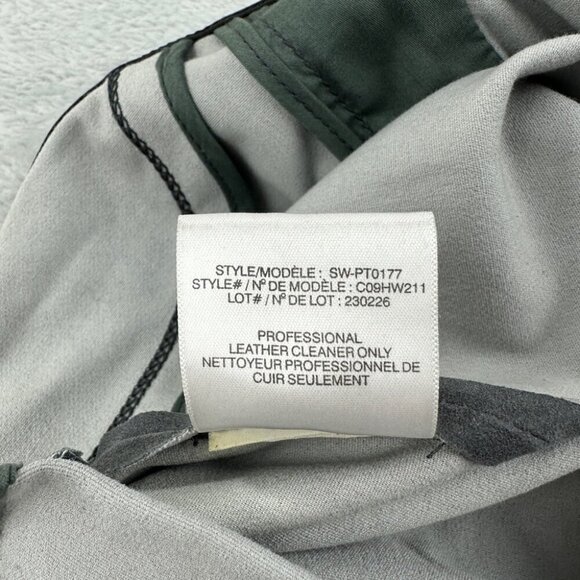 Helmut Lang Light Grey Lambskin Leather Pants Women’s Size 8 US - Picture 6 of 11